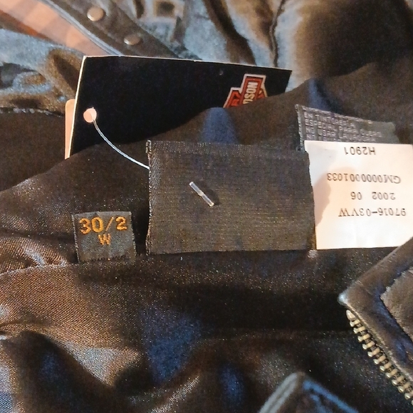 NWT Harley-Davidson Black Leather Halter Top - Picture 8 of 12